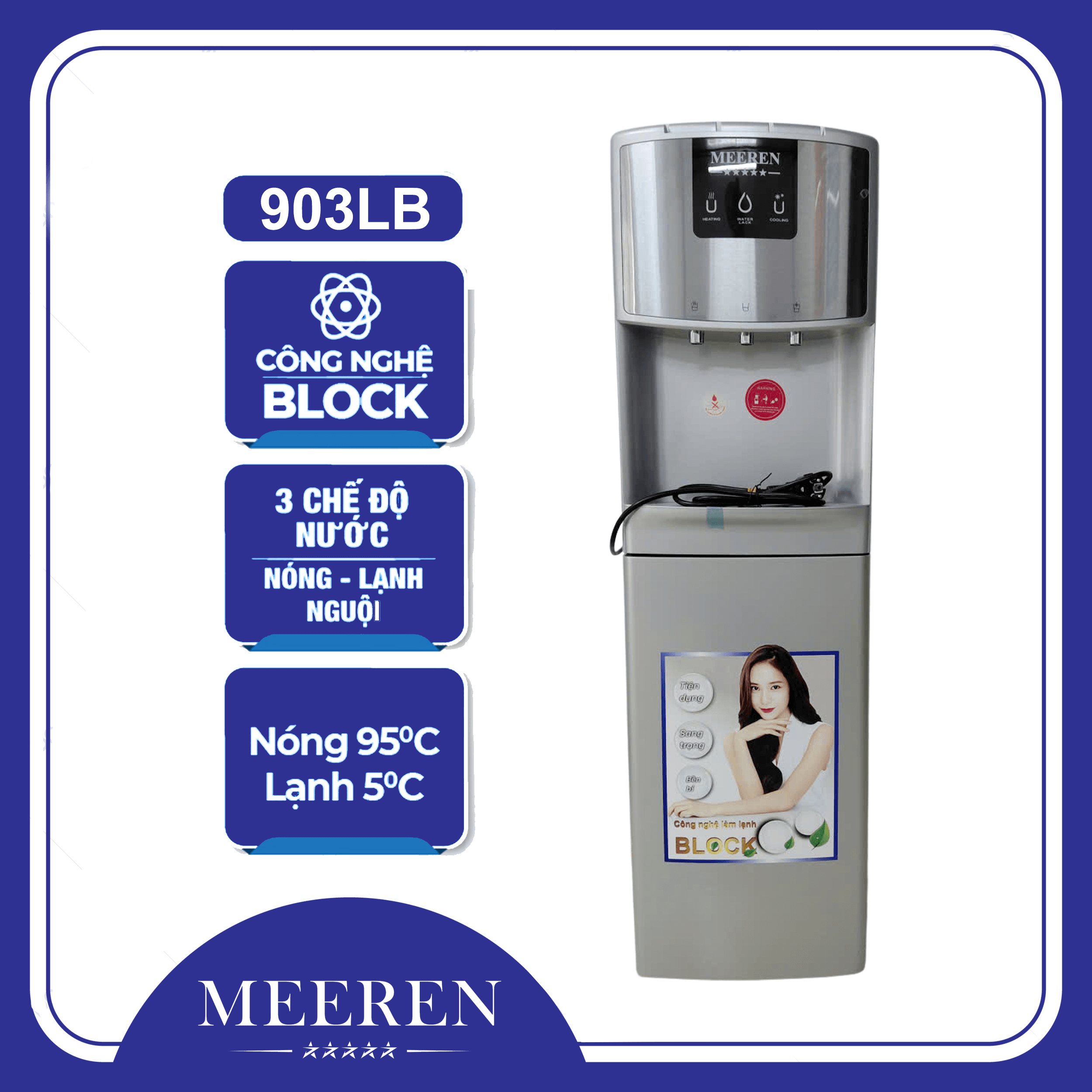 Cây nước Meeren trắng - MODEL: 903LB